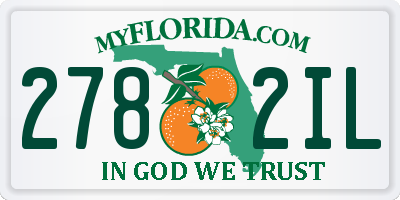 FL license plate 2782IL