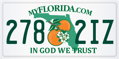 FL license plate 2782IZ