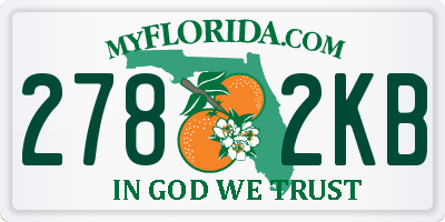 FL license plate 2782KB