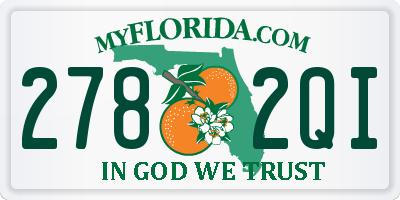 FL license plate 2782QI