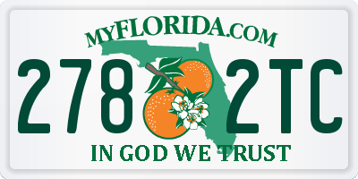 FL license plate 2782TC