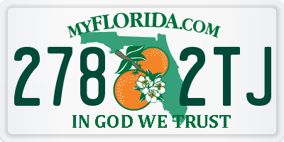 FL license plate 2782TJ