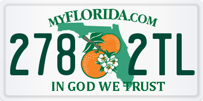 FL license plate 2782TL