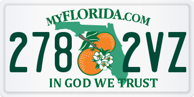 FL license plate 2782VZ