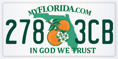 FL license plate 2783CB