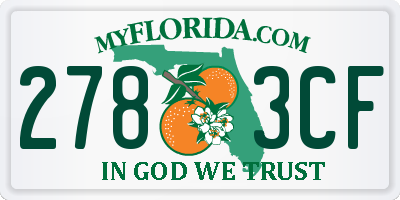 FL license plate 2783CF