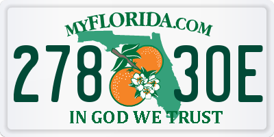 FL license plate 2783OE