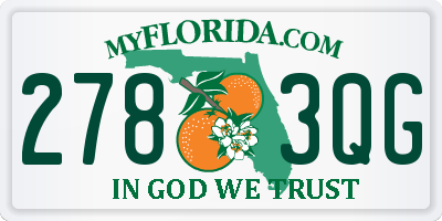 FL license plate 2783QG