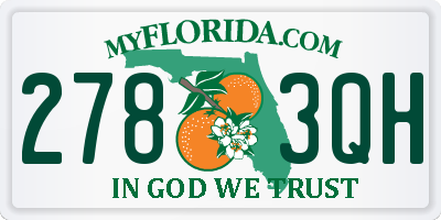 FL license plate 2783QH