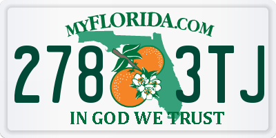 FL license plate 2783TJ