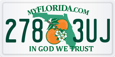 FL license plate 2783UJ