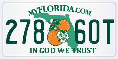 FL license plate 2786OT