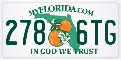 FL license plate 2786TG