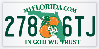 FL license plate 2786TJ