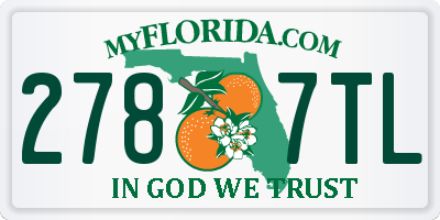 FL license plate 2787TL