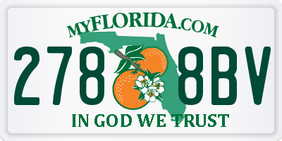 FL license plate 2788BV