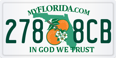 FL license plate 2788CB
