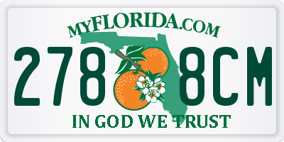 FL license plate 2788CM