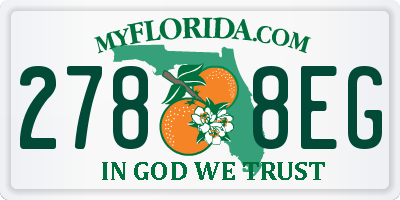 FL license plate 2788EG
