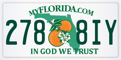 FL license plate 2788IY