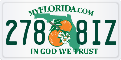 FL license plate 2788IZ