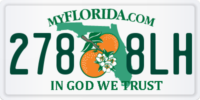 FL license plate 2788LH