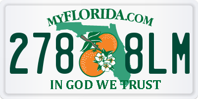 FL license plate 2788LM
