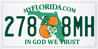 FL license plate 2788MH