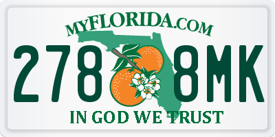 FL license plate 2788MK