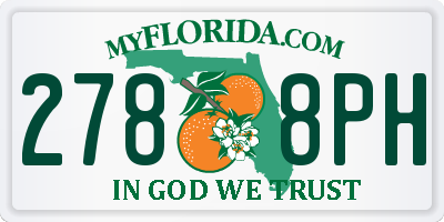 FL license plate 2788PH