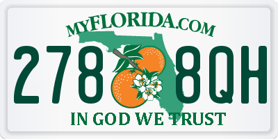 FL license plate 2788QH