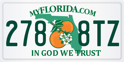 FL license plate 2788TZ