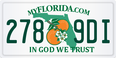 FL license plate 2789DI