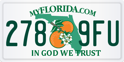 FL license plate 2789FU