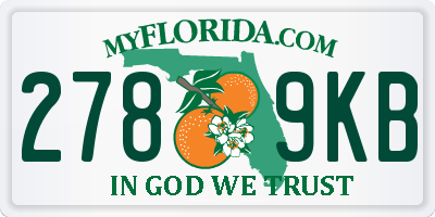 FL license plate 2789KB