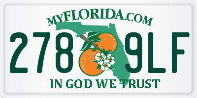FL license plate 2789LF
