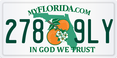 FL license plate 2789LY