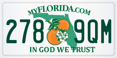 FL license plate 2789QM