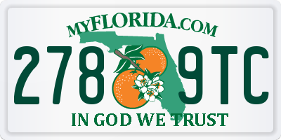 FL license plate 2789TC
