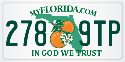 FL license plate 2789TP
