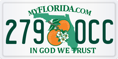 FL license plate 2790CC