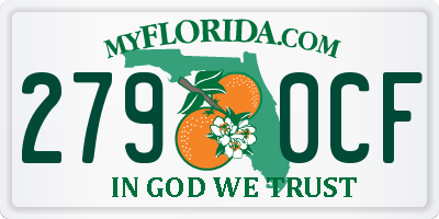 FL license plate 2790CF