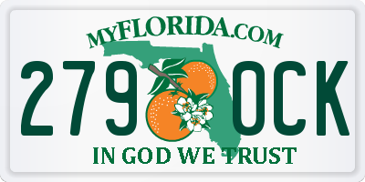 FL license plate 2790CK