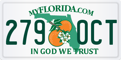 FL license plate 2790CT