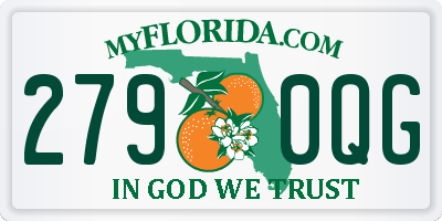 FL license plate 2790QG