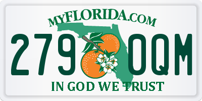 FL license plate 2790QM