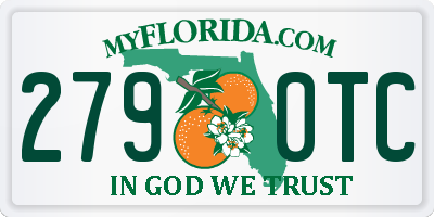 FL license plate 2790TC