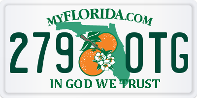 FL license plate 2790TG