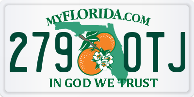 FL license plate 2790TJ