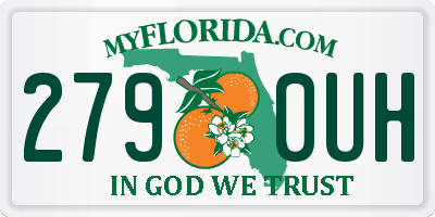FL license plate 2790UH